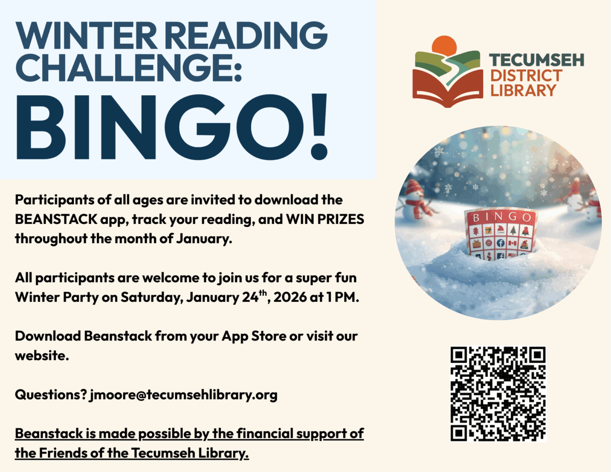 flyer winter bingo fun! (11 x 8.5 in)